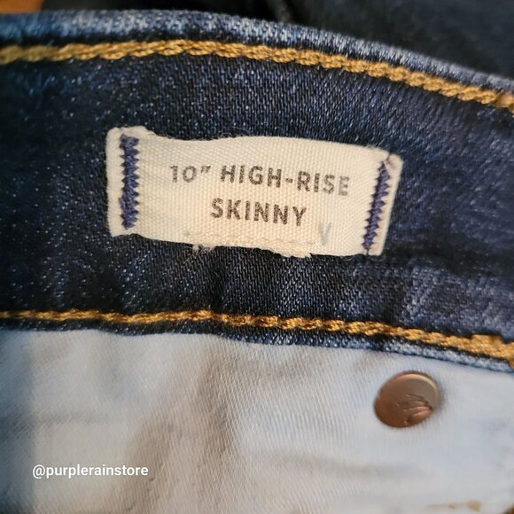 Madewell Jeans 28 Skinny 10" High Rise Woodland Wash MA983 Tummy Control Stretch - Picture 5 of 13